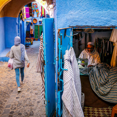 Chefchaouen daily life, Morocco