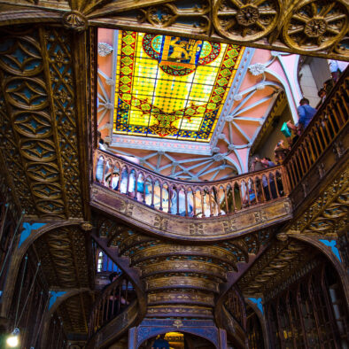 Bookstore Lello in Lisbon, Portugal.