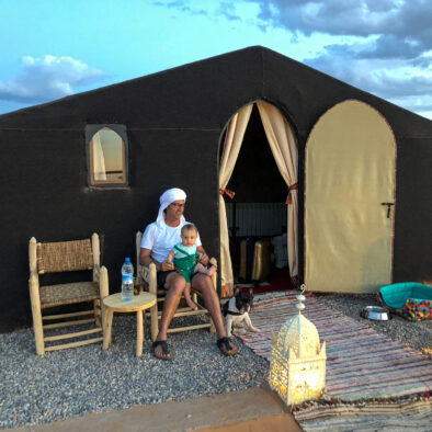 Traveling with kids in Moroccan Sahara