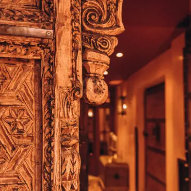 Wooden door in Morocco