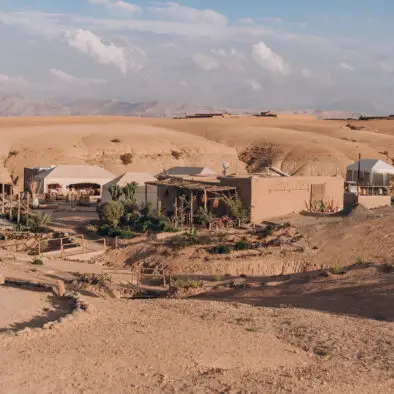 Agafay desert near Marrakesh, Morocco