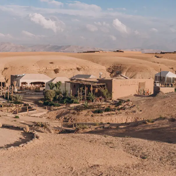 Agafay desert near Marrakesh, Morocco