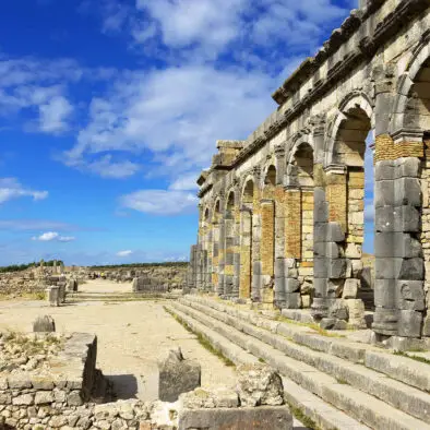 Volubilis Roman ruins in Morocco